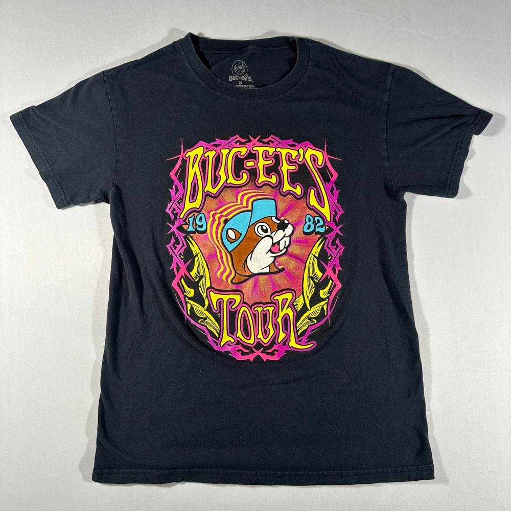 Bucees Tour T-Shirt Black Pink‎ Purple Travel Destination Souvenir Small